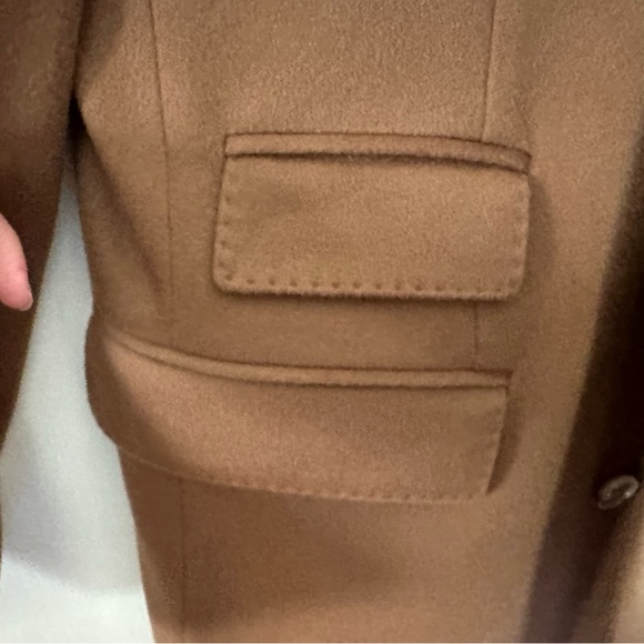 Hugo Boss Men Slim Fit Cashmere Button Down Coat - Picture 8 of 11